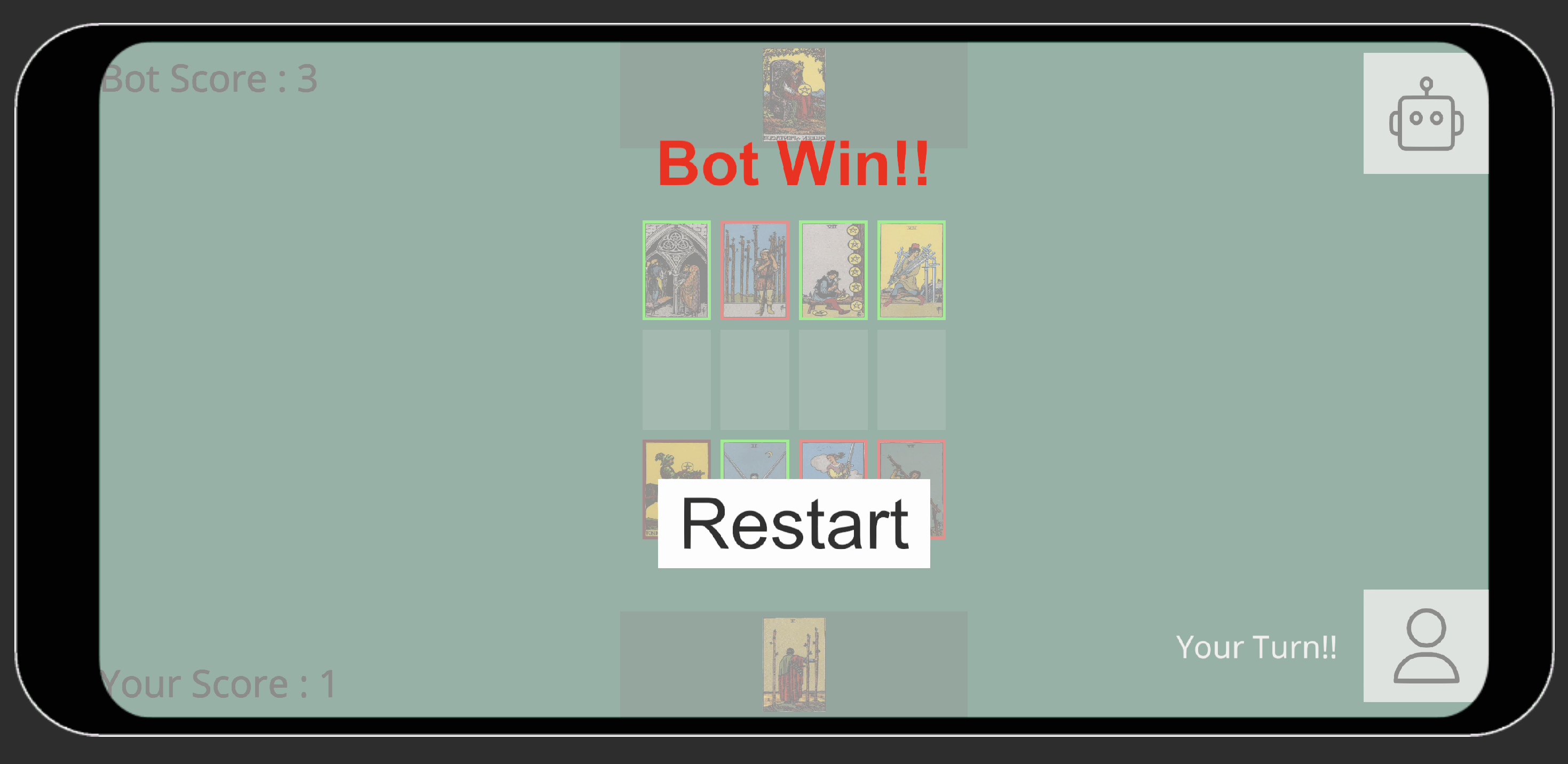 Card War Bot Win